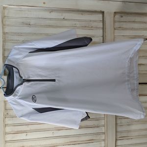 Rawlings white and gray baseball warm up shirt. Medium
